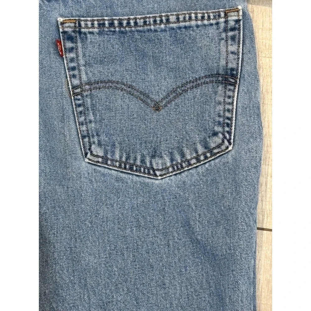 Vintage Y2K Levi's 550 Jeans Mens 37x30 (actual) Blue Denim Relaxed Fit Dad Jean